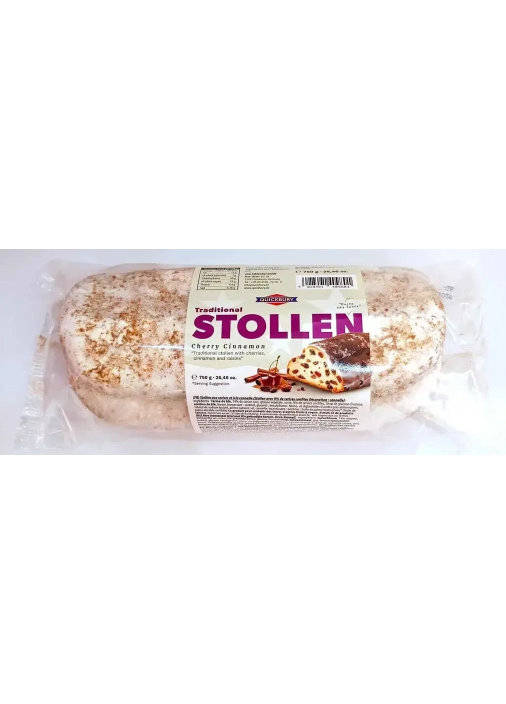 Штоллен Quicbury Traditional Stollen Cherry Cinnamon 750 г FAVORINA (369622401)