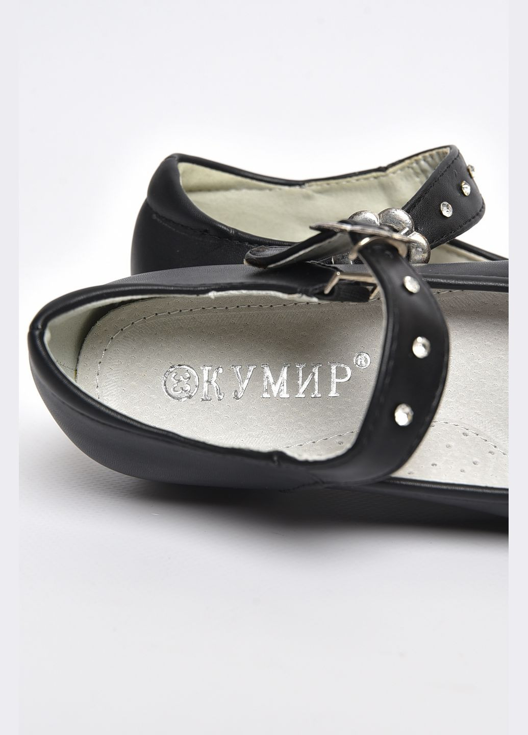 Туфлі для дівчинки чорного кольору Let's Shop (289456850)