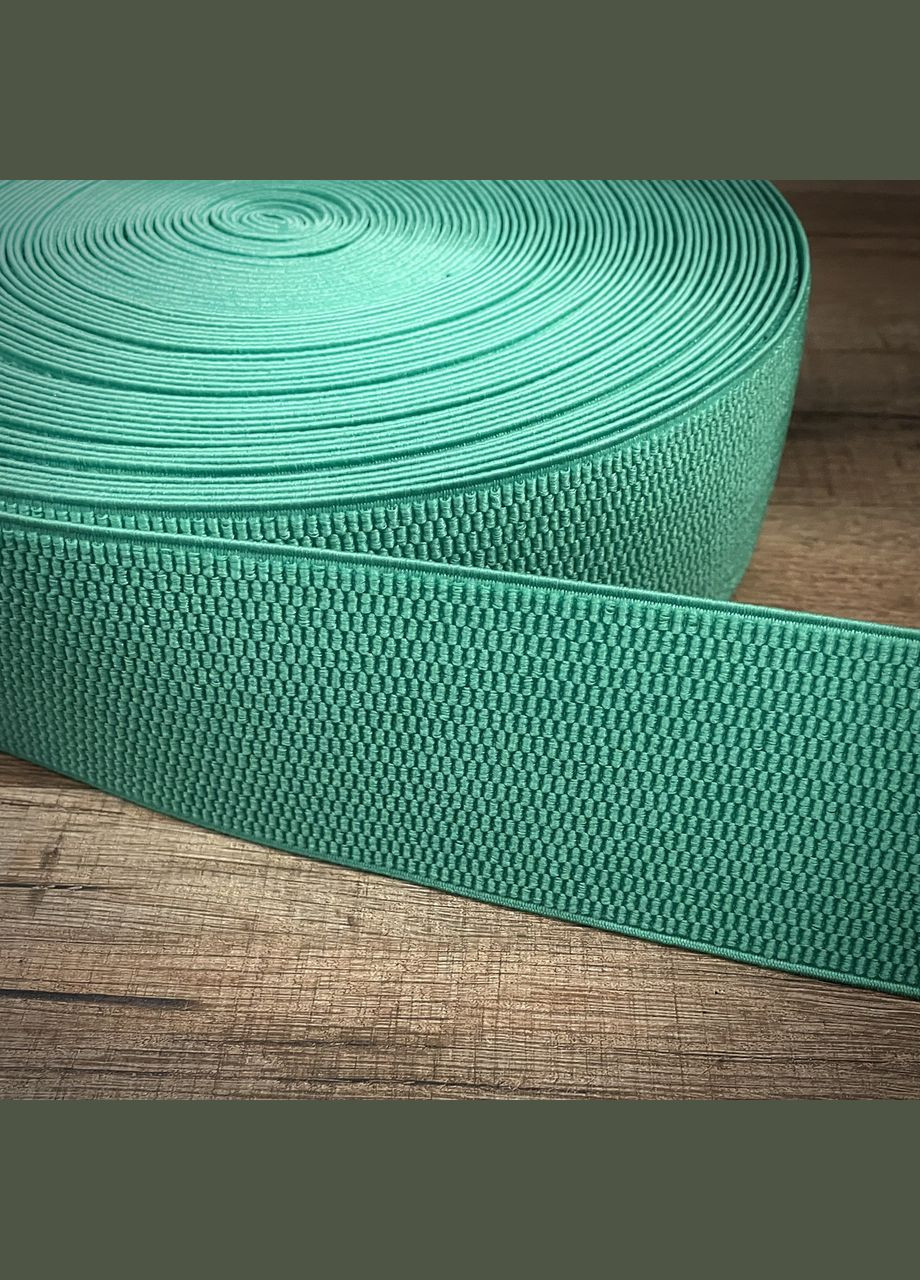 Резинка для пояса 60 мм, резинка поясная бирюзовая пог. м. No Brand (329743588)