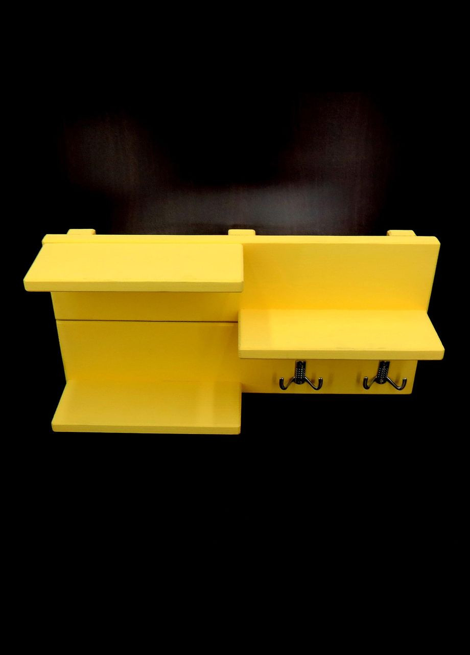 Полка для ванной из дерева Кассель лимонад (ВНП-001451) No Brand (328091723)