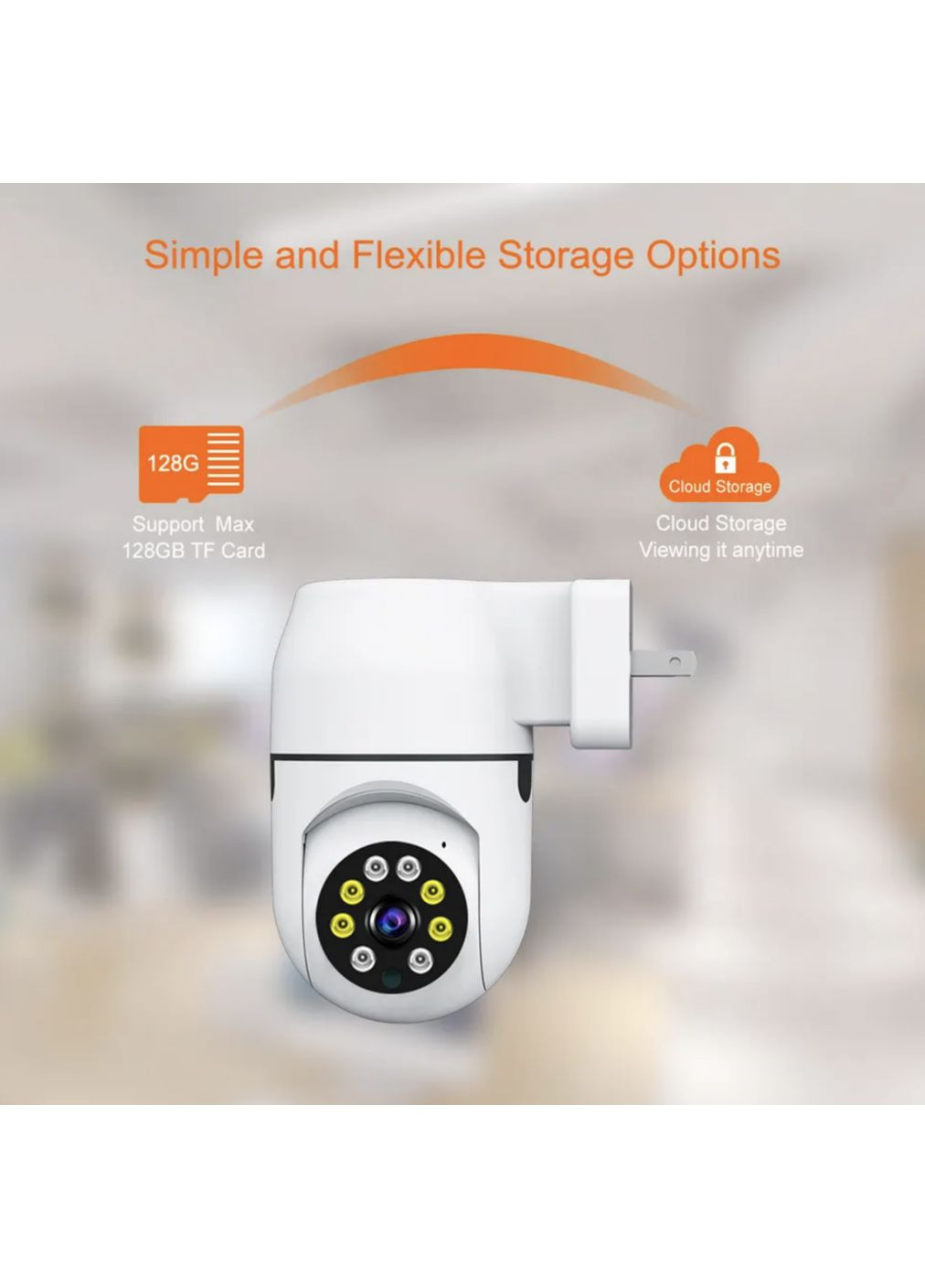 IP камера-розетка VRT-Q22S FHD 3MP White Verto (372084673)