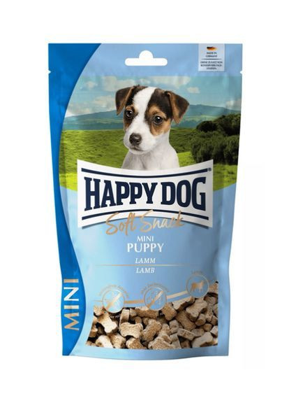 Лакомство с ягнятиной для щенят малых пород Soft Snack Mini Puppy, 100 гр (4001967166736) Happy Dog (363262457)