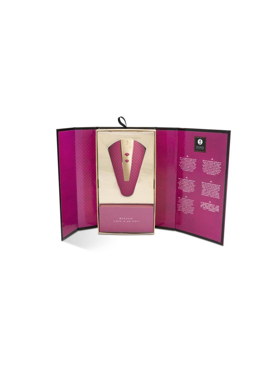 Кліторальний вібратор Shunga Obi Raspberry No Brand (366878680)