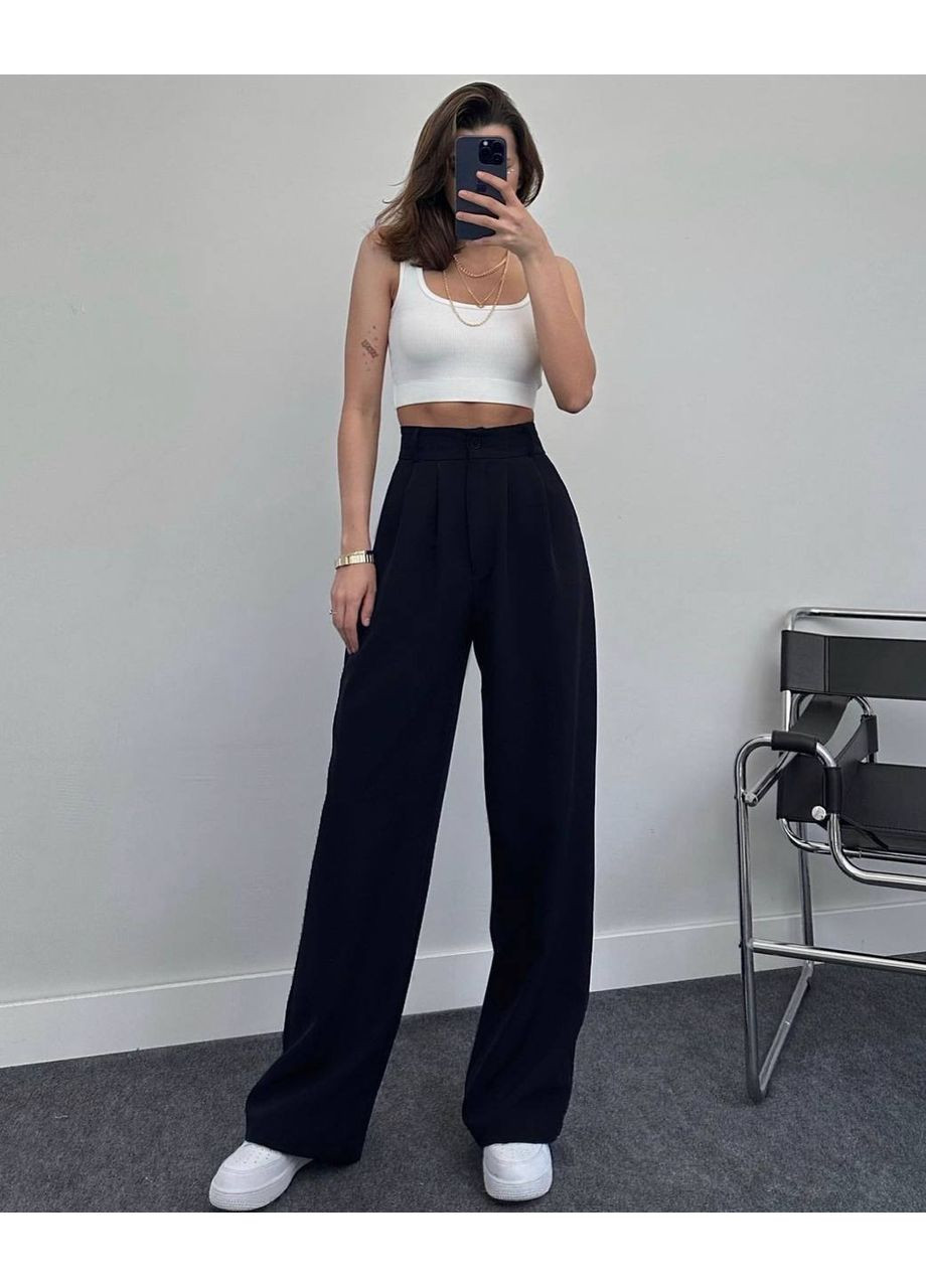 Женские черные брюки No Brand (360894557)