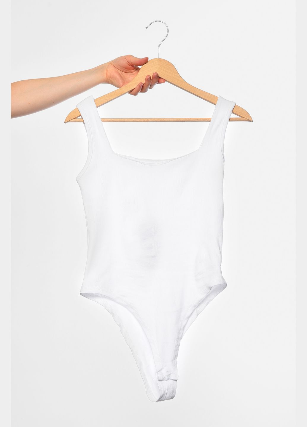 Боди женское белого цвета Let's Shop (302065855)