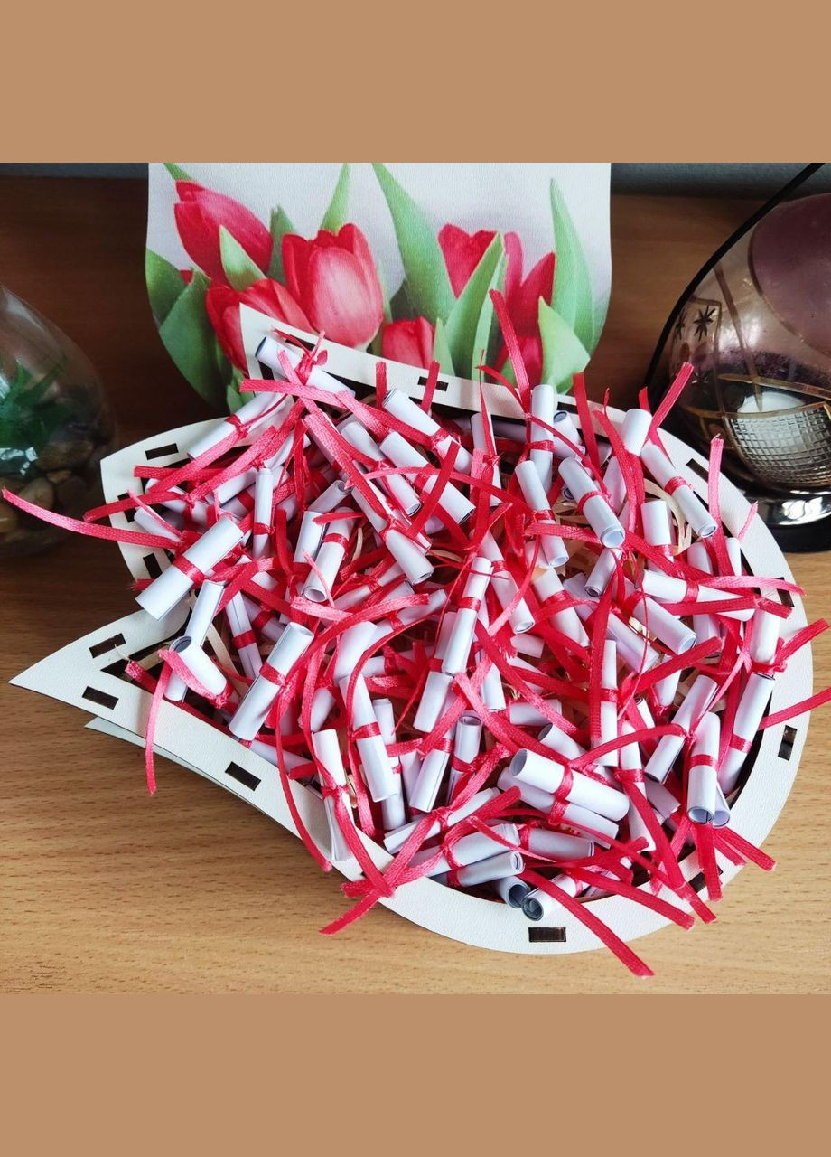 Подарочный бокс с 101 причиной «Почему я тебя люблю» для девушки (ar138) No Brand (316463054)