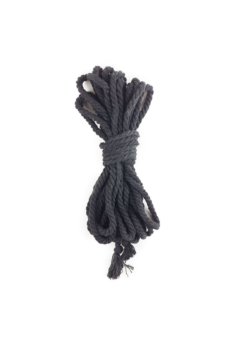 Хлопковая веревка BDSM 8 метров, 6 мм, Черная CherryLove Art of Sex (282708179)
