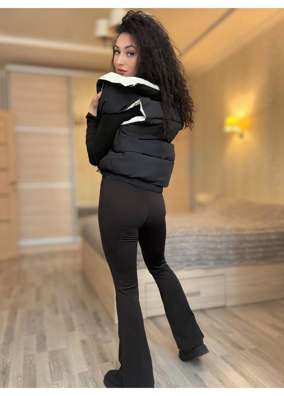 Легінси на флісі, колір Чорний Fashion (372693170)