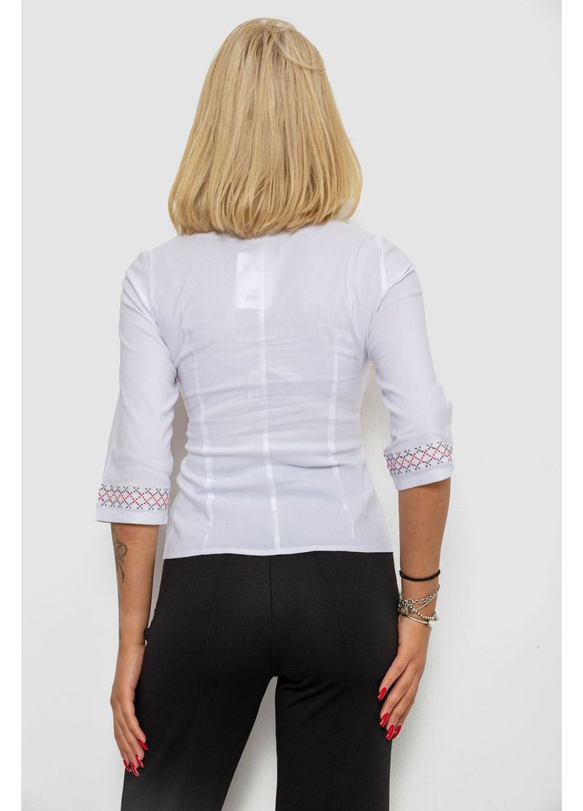 Красная блуза классическая с вышивкой Sport Line