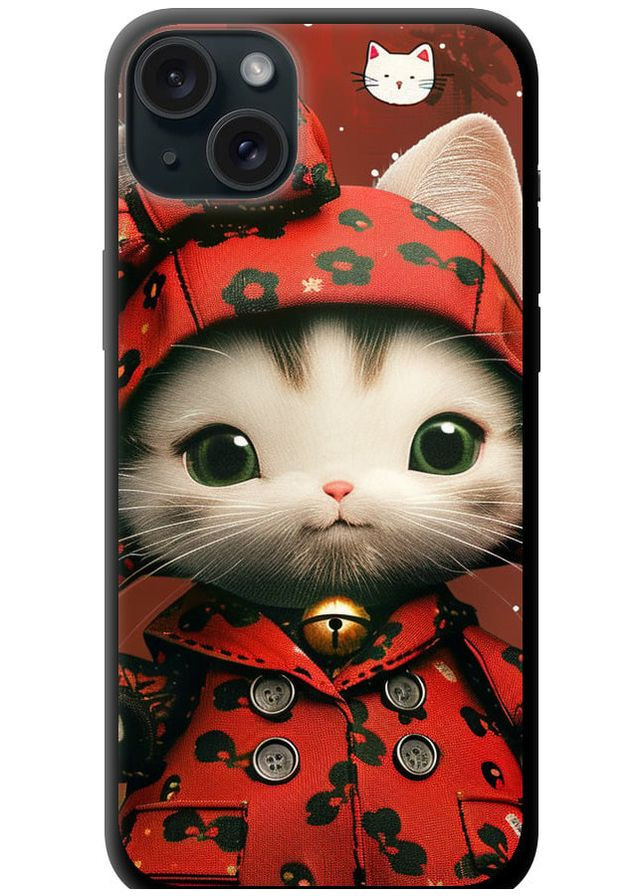TPU чорний чохол 'Sweet Hello Kitty' для Endorphone Apple iPhone 15 Plus (285707178)