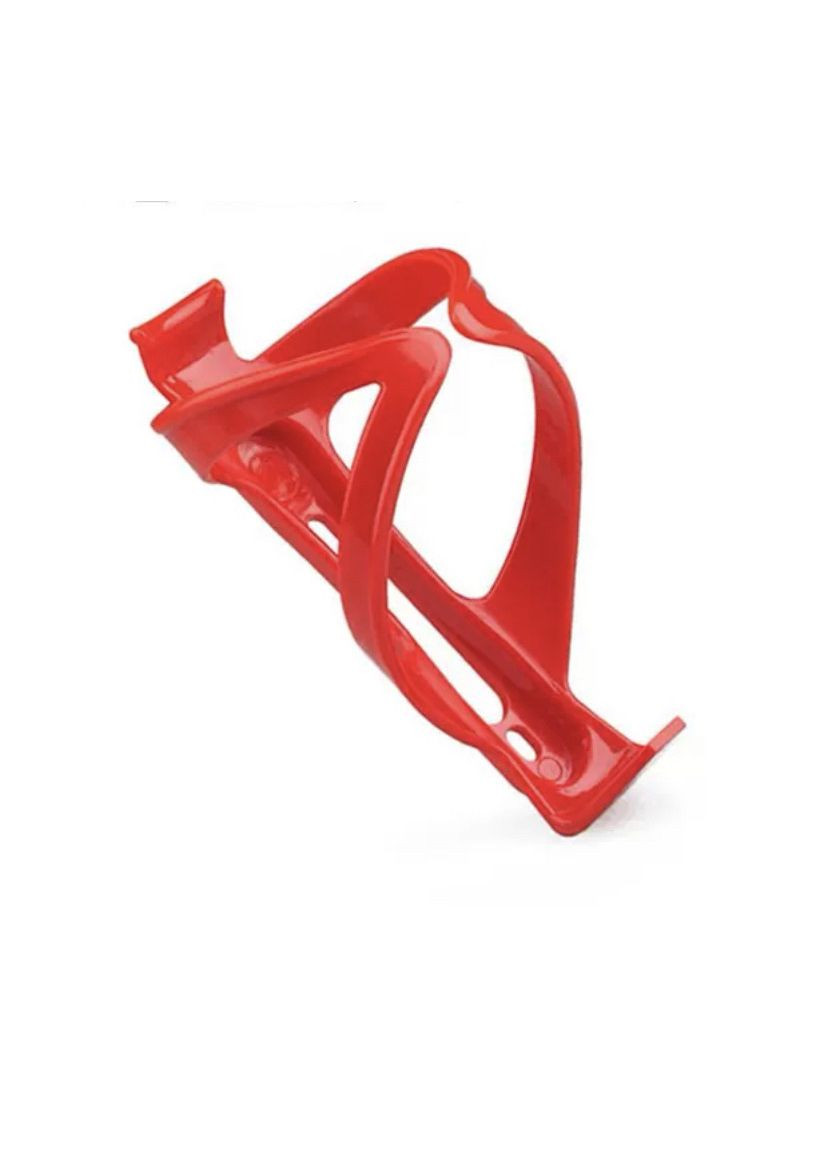 Пластиковий фляготримач для велосипеда, тримач пляшки велосипедний у червоному кольорі China (366875062)