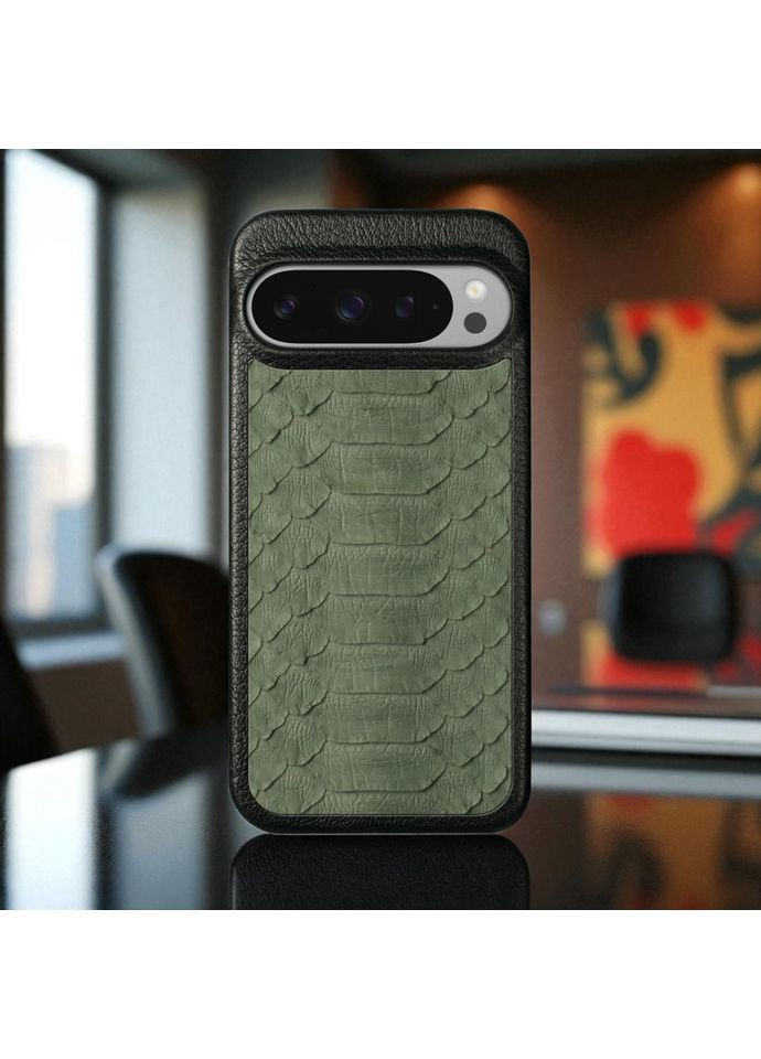 Накладка ExBacker Python Scales для Google Pixel 9 Pro XL Оливковий (79797) Stenk (362376426)