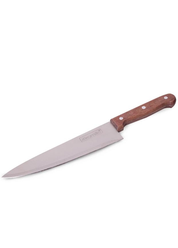 Нож «Шефповар» из нержавеющей стали с деревянной ручкой KM-5306 Kamille (289059827)