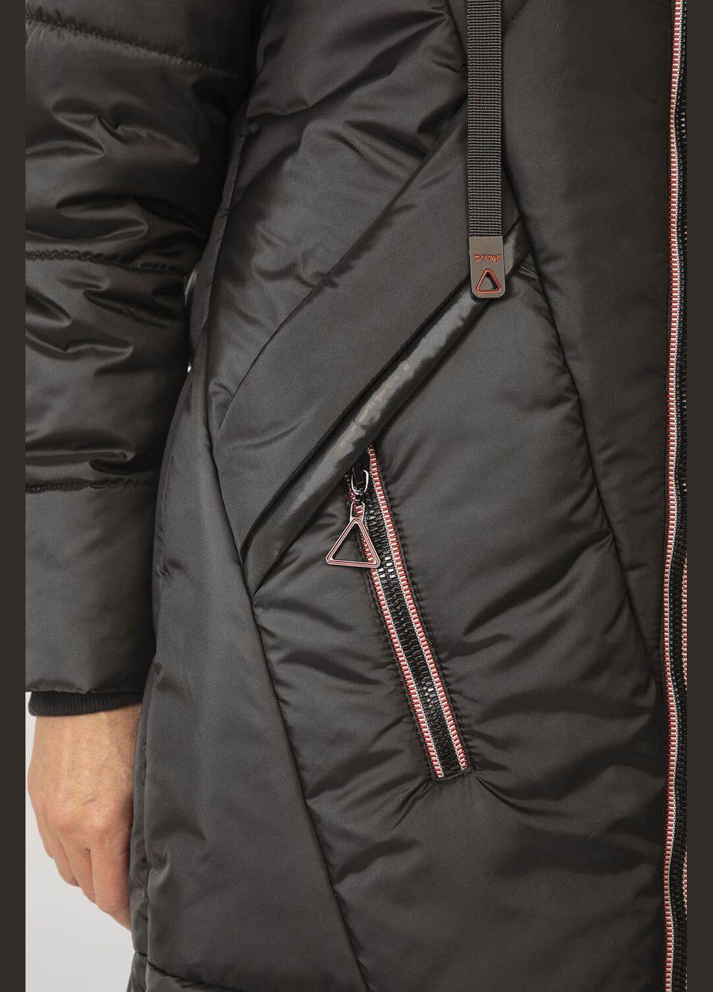 Черная зимняя куртка-пальто "меган" MioRichi