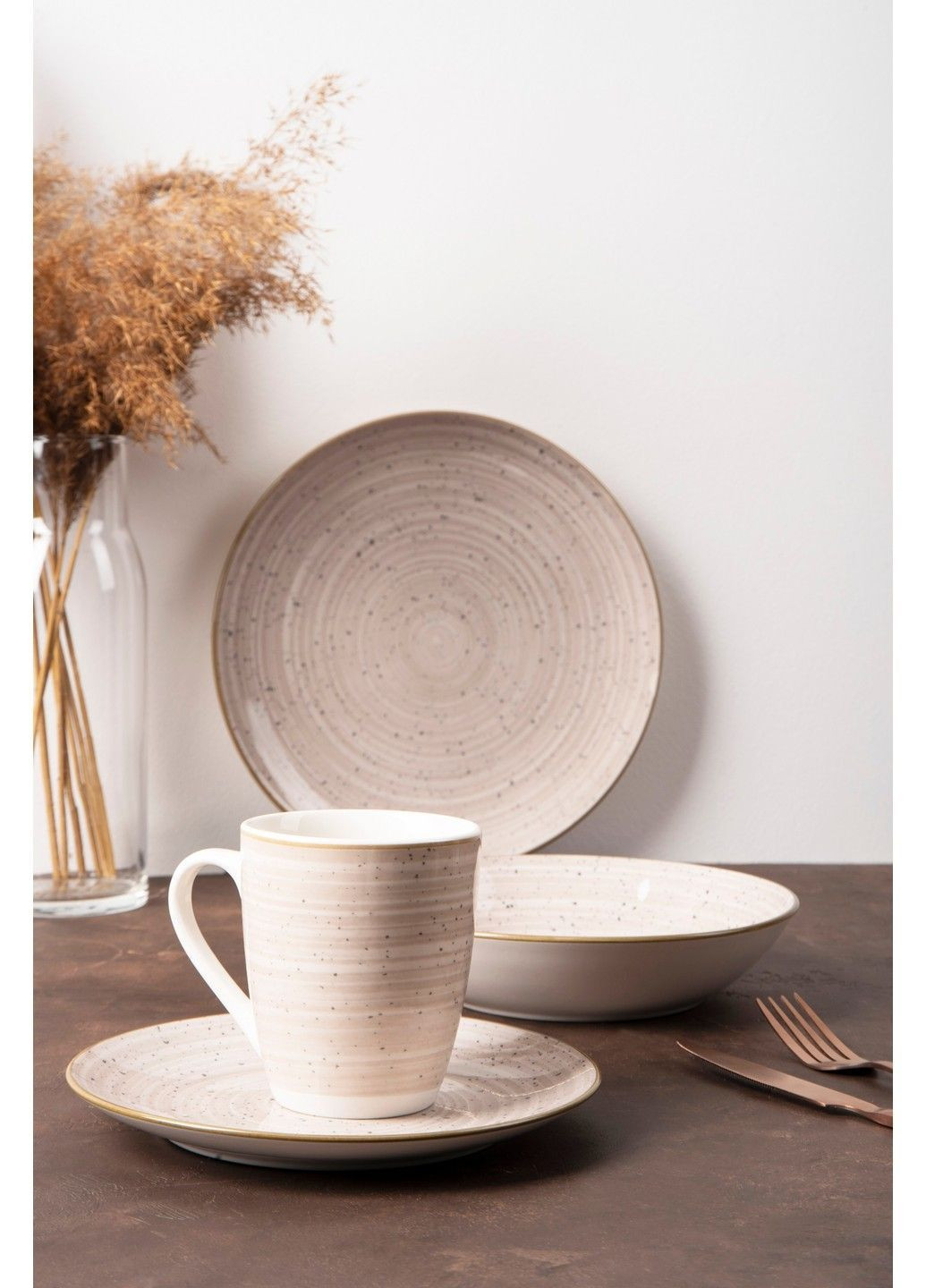 Тарілка STONY MOKKA 26.5 см /обід. (CG-014-1) Limited Edition (365276049)