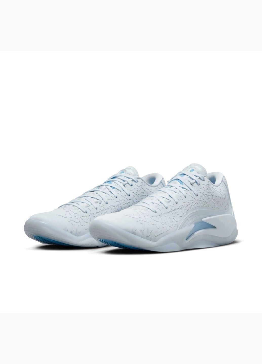 Голубые всесезонные кроссовки унисекс zion 3 light blue dr0675-400 Nike