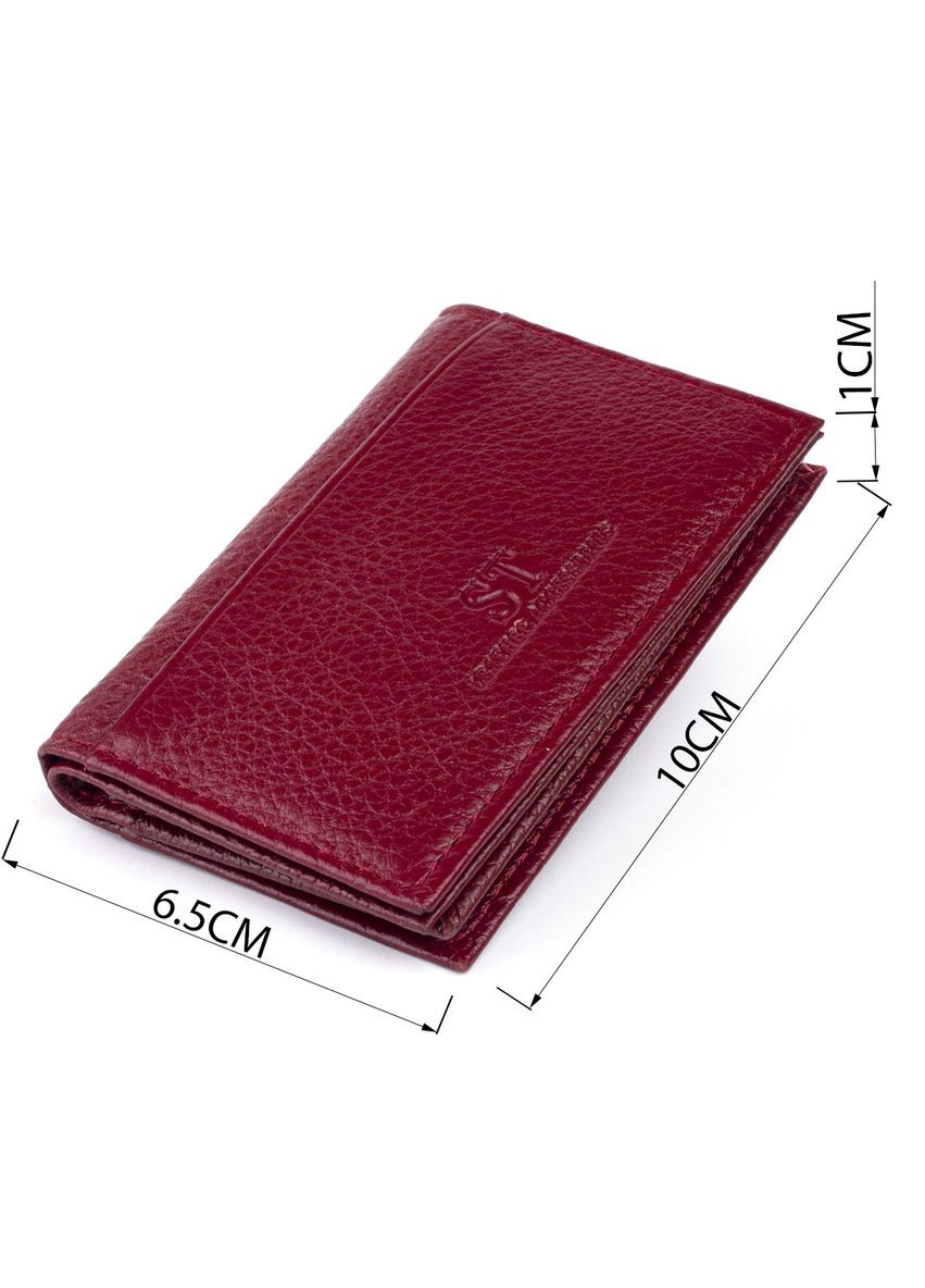 Візитниця-книжка 19218 Бордова st leather (329146446)