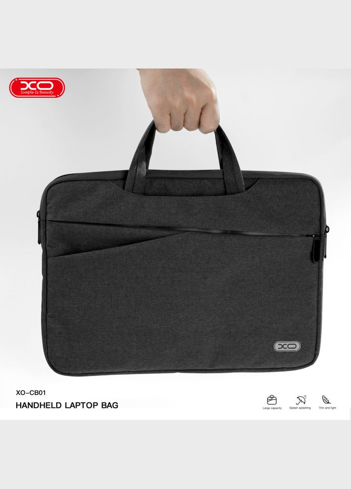 Сумка для ноутбука CB01 14 дюймов Черная XO (304254890)