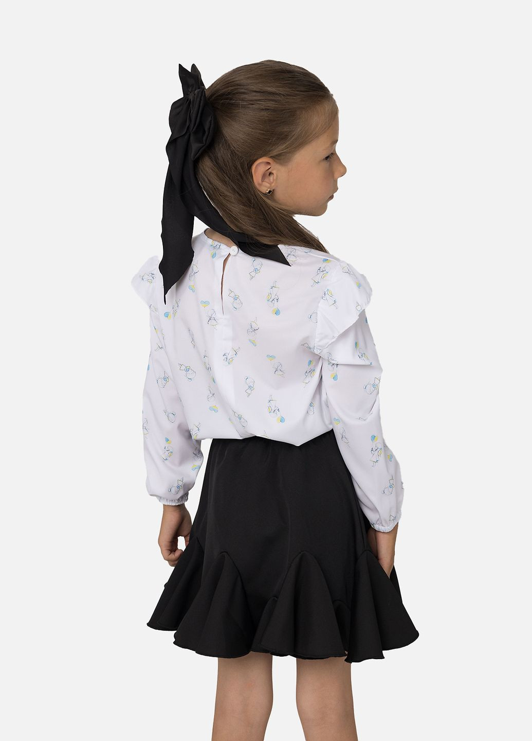 Белая блузка Yuki демисезонная