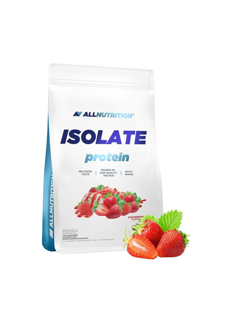 Isolate Protein - 2000g Strawberry изолят протеина клубника Allnutrition (282962563)