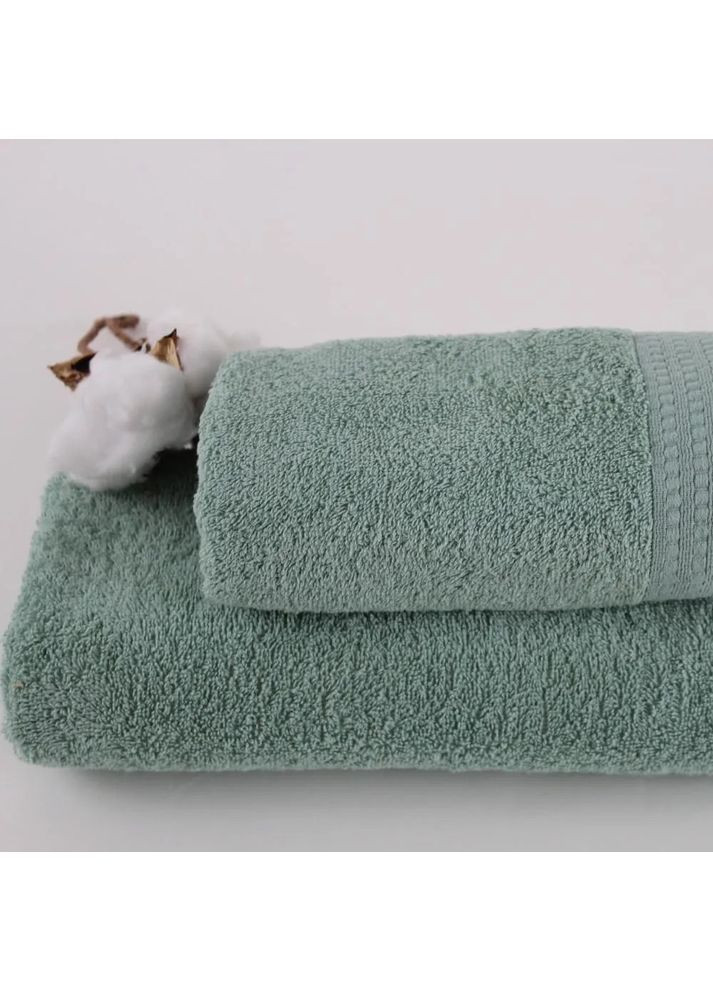 Полотенце банное Aurora Р-04179_30299 70х140 см мятное ТЕП комбинированный