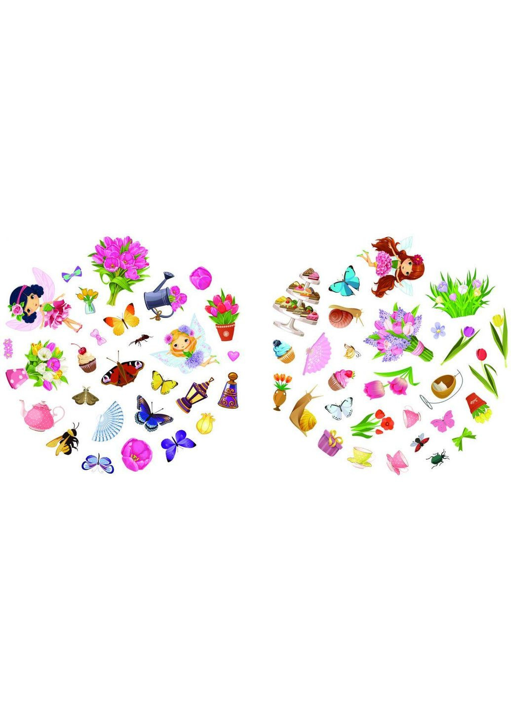 Книга детская раскраска "Цветочные феи. Тюльпанна" 57 наклеек, (F00024815) MIC (362421559)