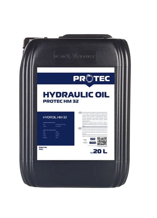 Гидравлическое масло Hydroil HM 32 (20 л) минеральное (41077) Protec (293511016)