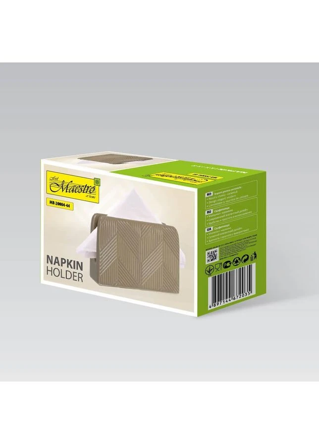 Серветниця керамічна Geometry Beige (MR-20004-44) Maestro (362459151)