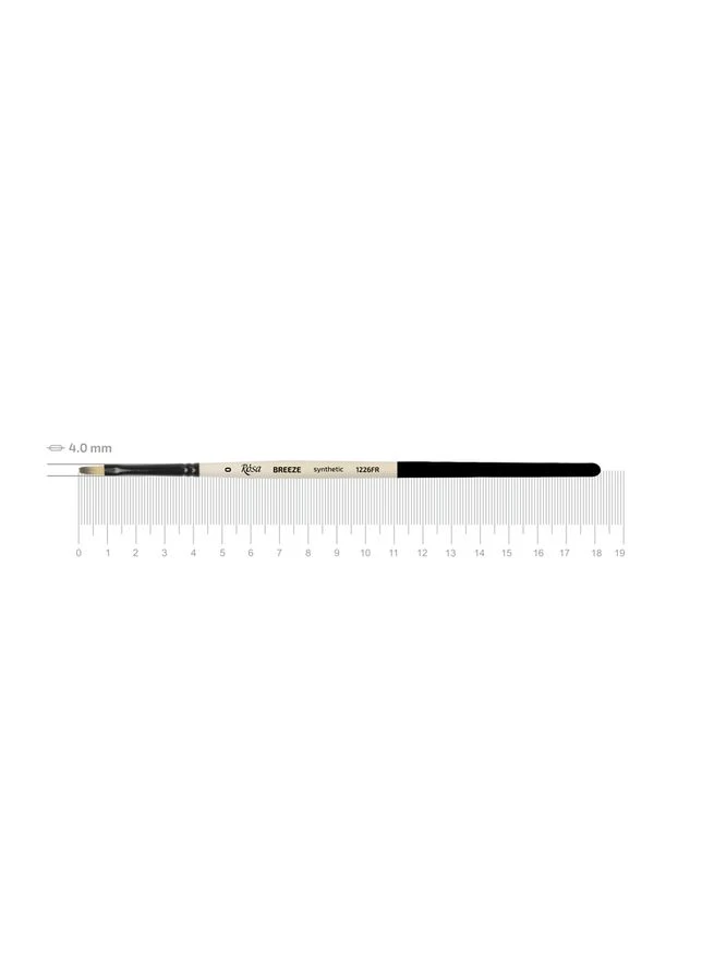 Пензель синтетика овальна BREEZE 1226FR №0 коротка ручка ROSA Роса (386499867)