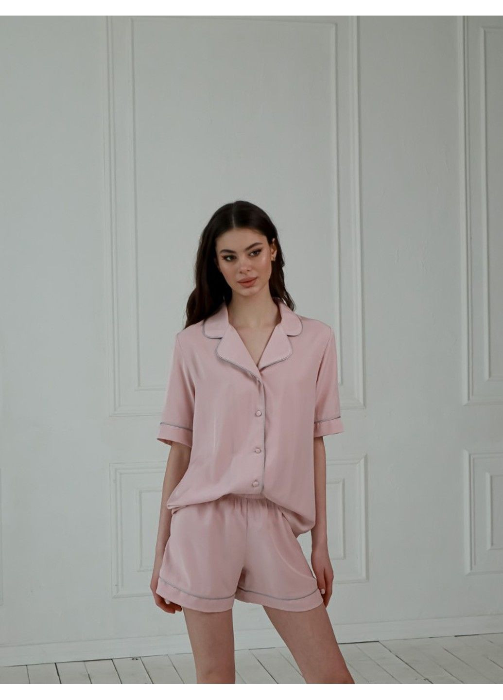 Светло-розовая 4105 lilu шорты женские домашние Komilfo