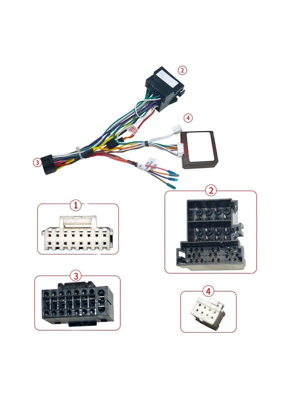Адаптер штатного усилителя FEELDO Opel Corsa 2007-2014 Vectra 2002-2005 CAN-BUS (6698) фишка 2 шт. Lesko (336203297)