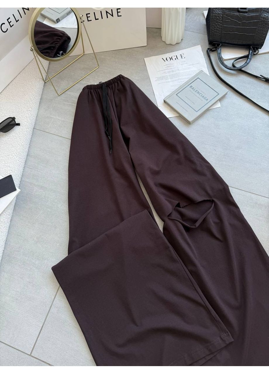 Штани прямого силуету з розрізом на коліні Україна (351480313)