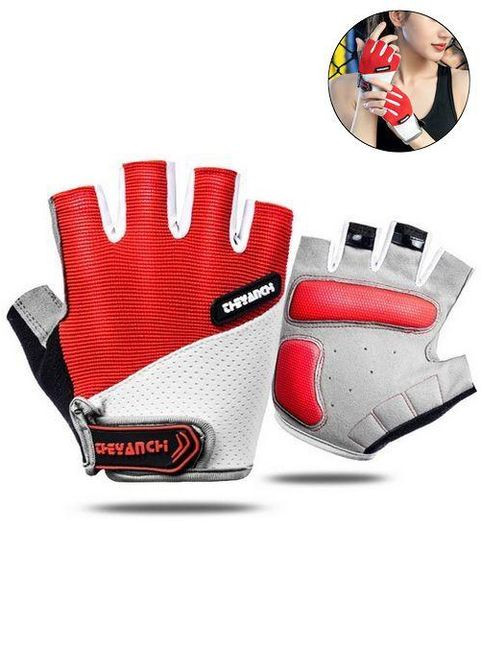 Велоперчатки Sport. Перчатки для занятий спортом. Без пальцев. M/8; Черные . Фитнес перчатки Bd a_0101 (307500461)