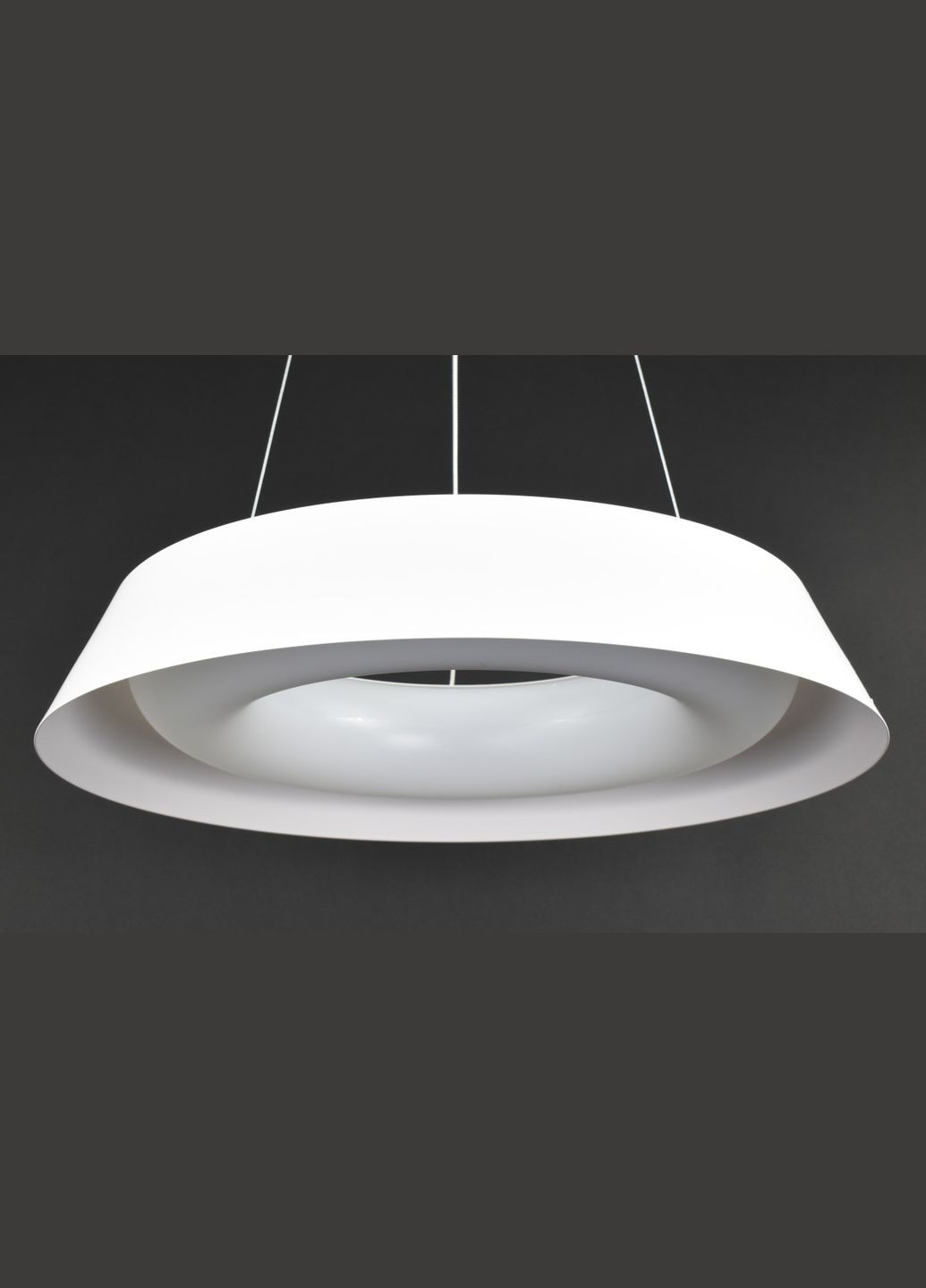 Люстра светодиодная подвесная LED светильник для квартиры на потолок лэд с пультом 27575 Белый 25-90х50х50 см. Sunnysky (364496459)