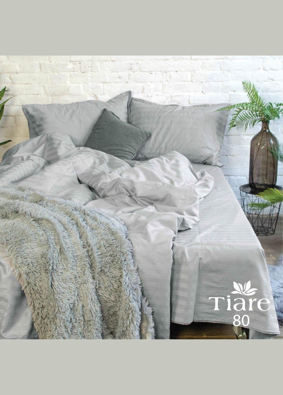 Комплект постільної білизни півтораспальний сатин страйп Tiare 80-pl (304976072)