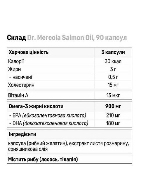 Salmon Oil 90 Caps Dr. Mercola (291848618)