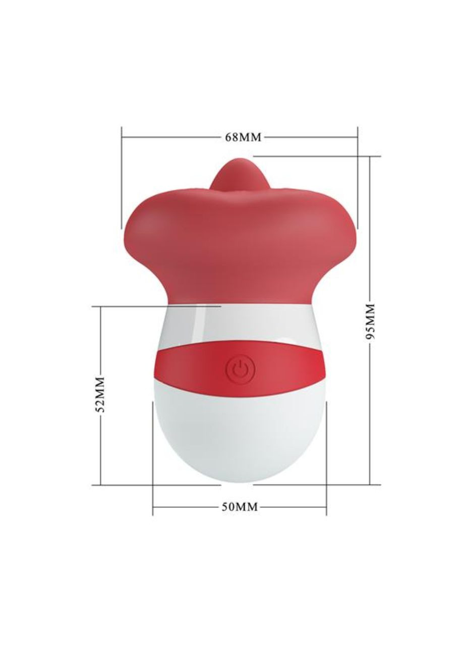 Клиторальный стимулятор куни Pretty Love "Mina The Flaming Lips Red" LyBaile (301210801)