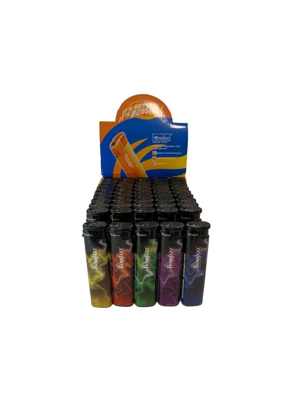 Запальничка газова Турбо BOSSJAZZ з абстрактним дизайном 156-4 ТМ SUNOPT Jet (360969025)