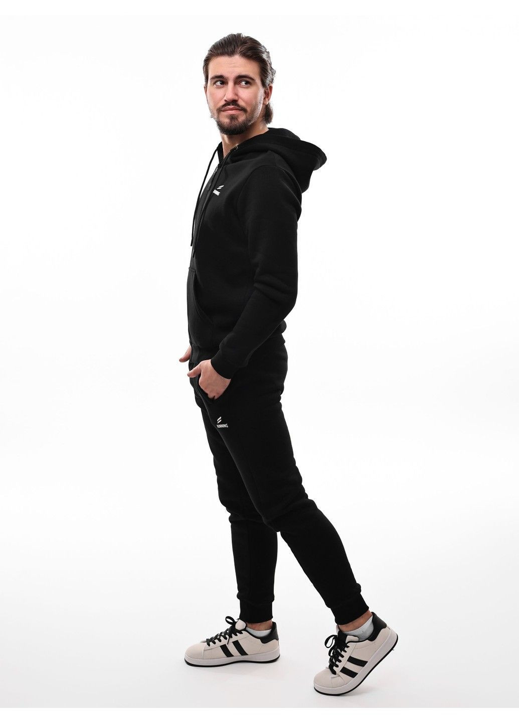 Чорний спортивний костюм чоловічий No Brand