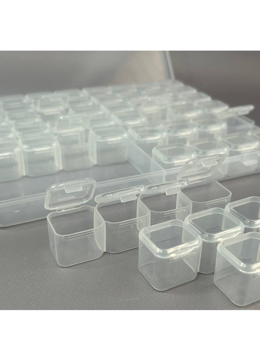 21x17,5см пластикова тара (органайзер) для рукоділля та шиття Plus-plus (354796676)