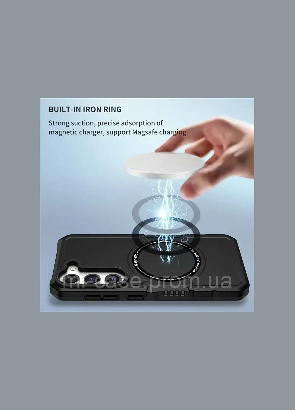 Протиударний чохол для S23 FE Чорний MagSafe Samsung (332794738)