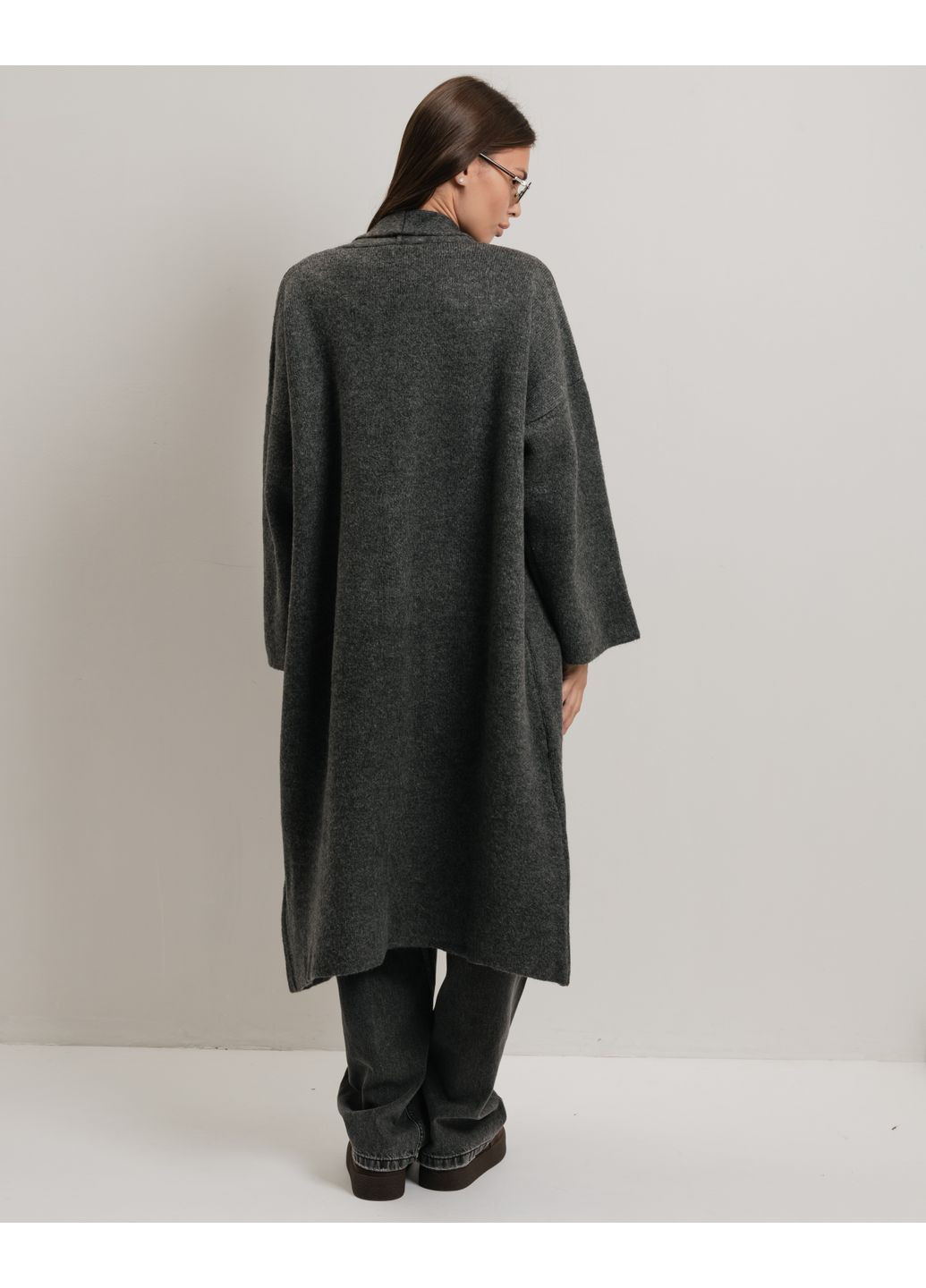 Серый кардиган Avrile