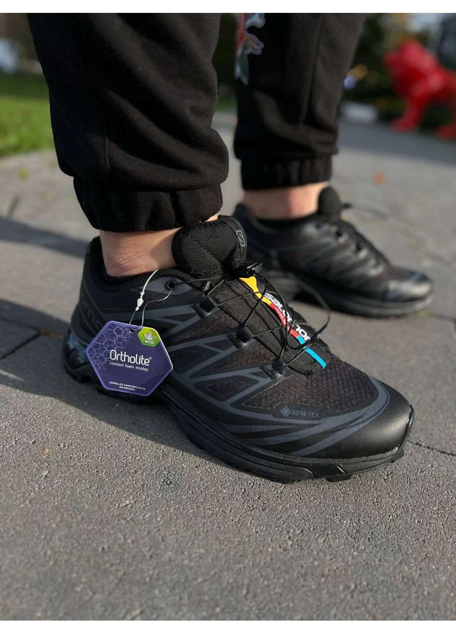 КРОСІВКИ ЖІНОЧІ SALOMON XT-6 GORE-TEX BLACK САЛОМОН XT-6 No Brand чорні демісезони (368870275)