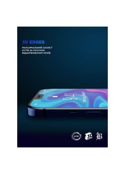 Скло захисне (ARM59210) ArmorStandart Supreme Black Icon 3D Apple iPhone 11 Pro / XS (366701207)