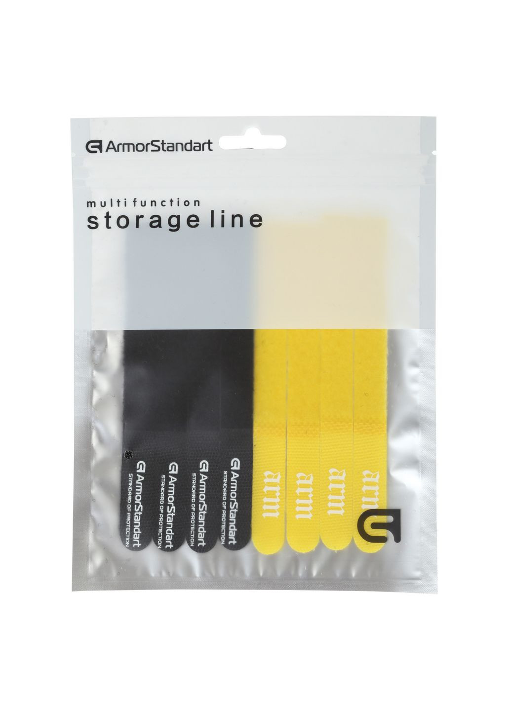 Набор органайзеров для кабеля Stick Pack 8 шт. Black/Yellow (ARM58278) ArmorStandart (263683873)