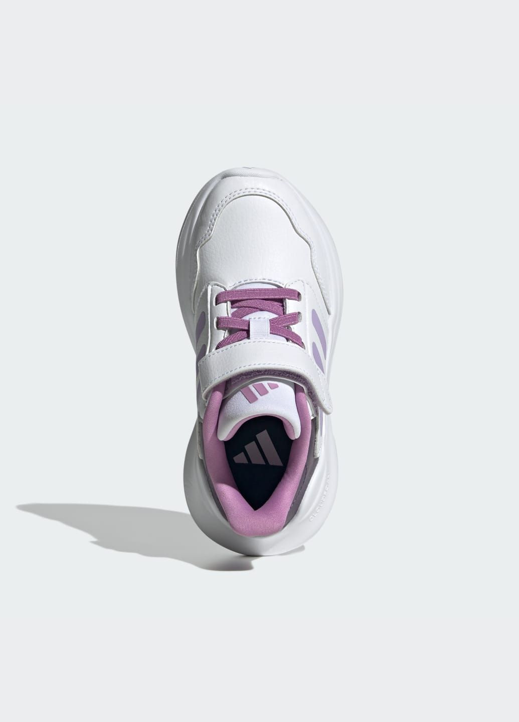 Білі всесезонні кросівки tensaur run 3.0 kids adidas