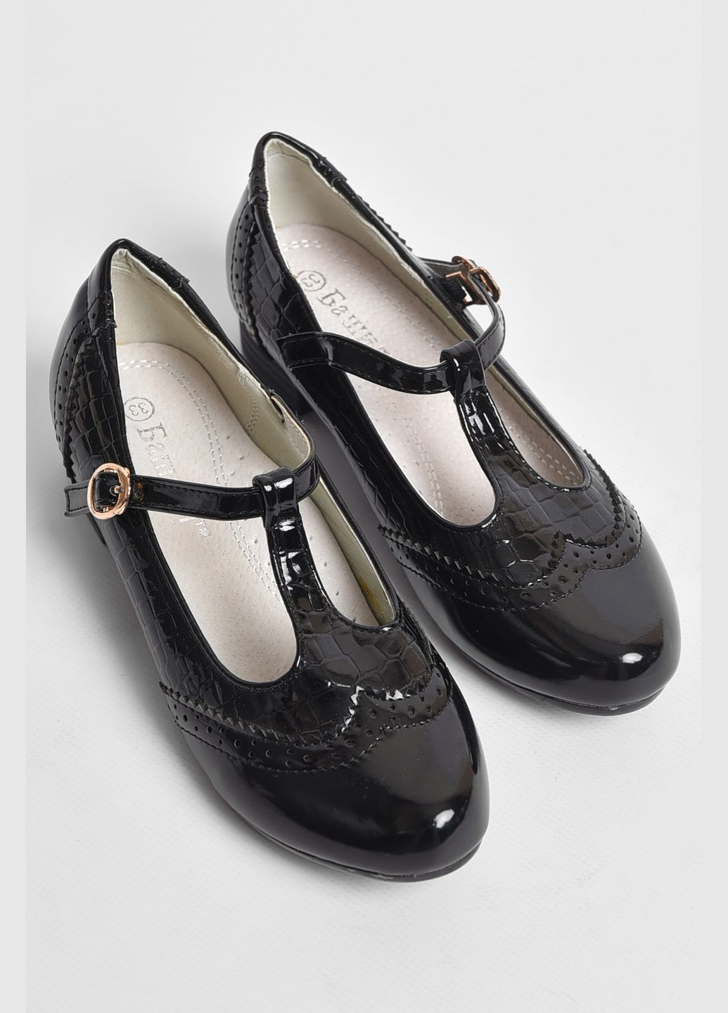 Туфлі дитячі для дівчинки чорного кольору Let's Shop (289719241)