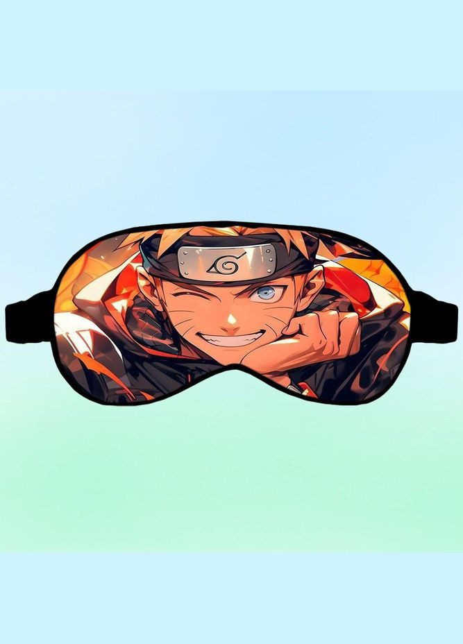 Маска для сну Аніме Наруто #0020 чорна No Brand (315044054)