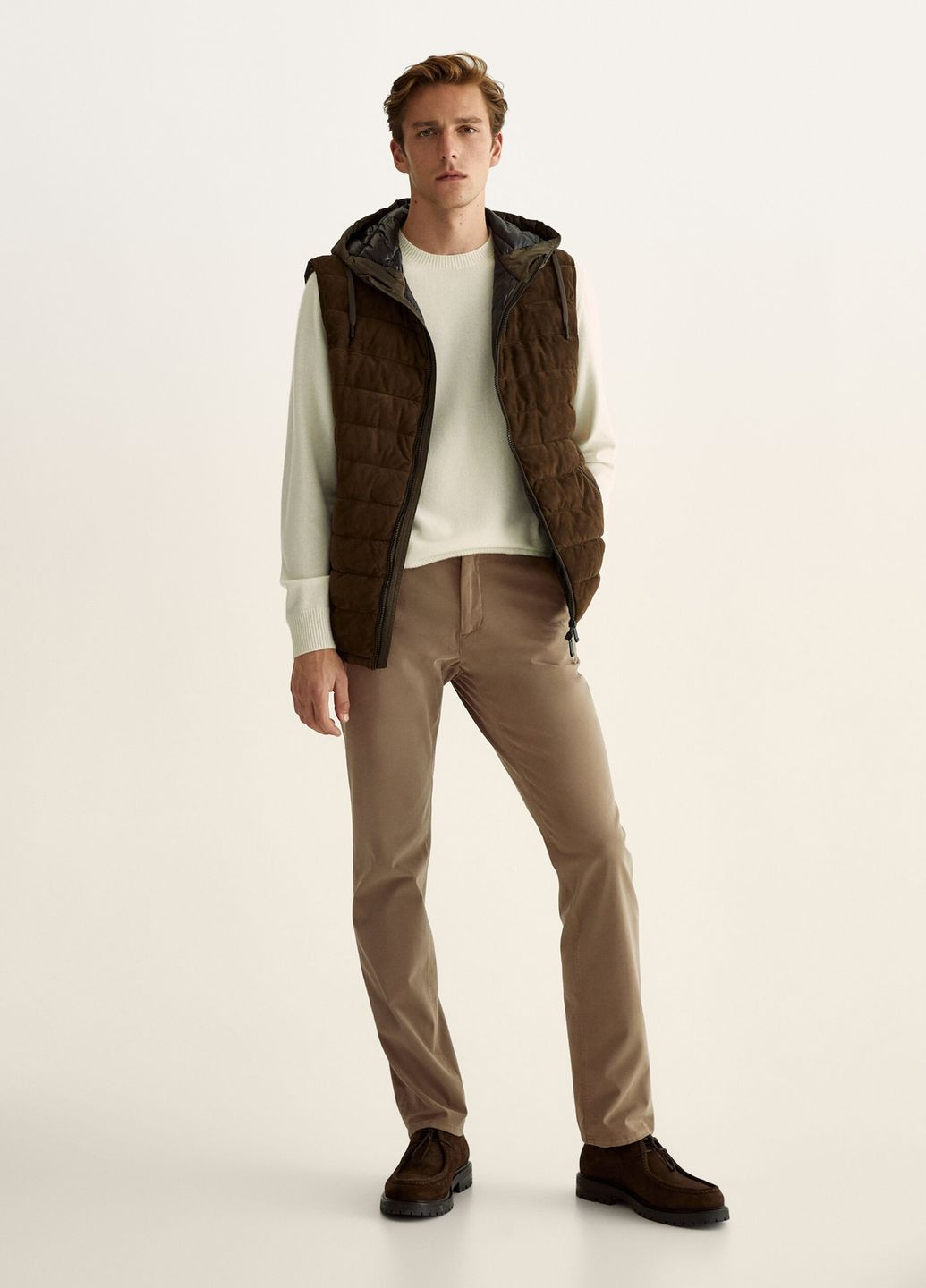 Штани чино regular з бавовни Massimo Dutti (316578892)