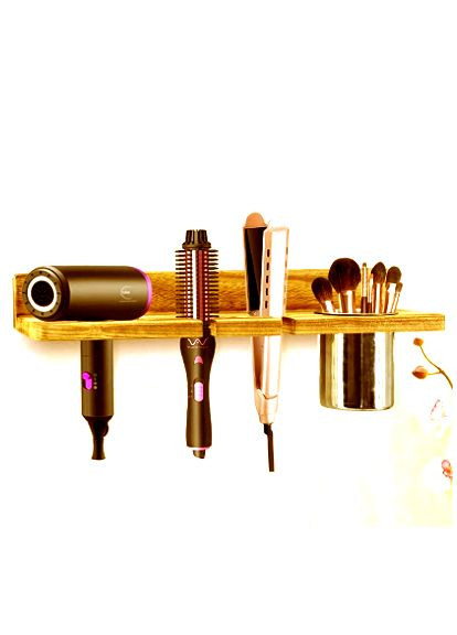 Органайзер для фенів і розчісок з дерева Комбольча каррі (РФО-000403) No Brand (328293640)